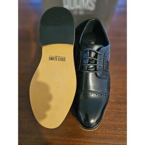 Stacy Adams Kid's Boy Dickinson‎ Cap Toe Oxfords Black Dress suit Shoes Size 1.5